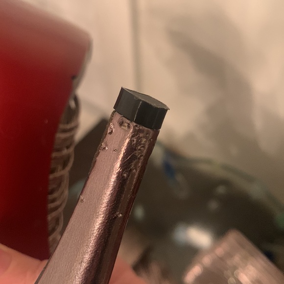 Apple Bottoms Pewter metallic stilettos size 7 - Picture 10 of 10